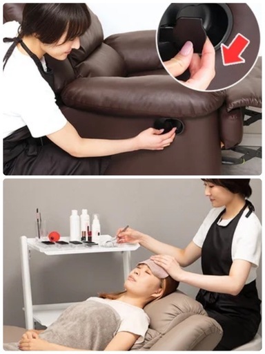 【新品・未使用品】購入一カ月✨業務用・プロ向け✨《高級》リクライニングチェア濃いブラウン✨