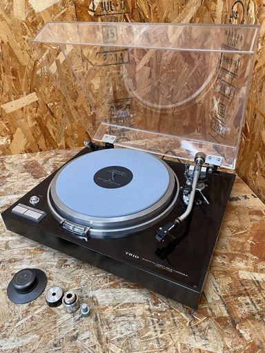 C(6674)トリオ ターンテーブル KP-7700 ダイレクトドライブプレーヤー Technics DIRECT DRIVE RECORD PLAYER テクニクス レコード 中古