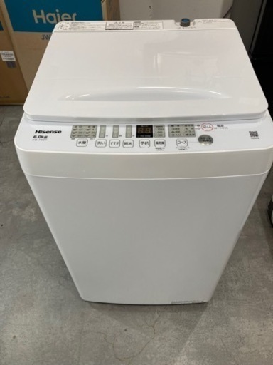 ハイセンス　洗濯機　2023年式　HW-T60H 6kg 動作確認済み
