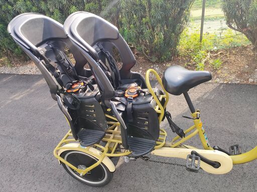 ☆ふたご自転車☆2019年スイング機能付きモデル　もみのき色　中古 ☆ふたご自転車☆2019年スイング機能付きモデル もみのき色 中古 ふたご