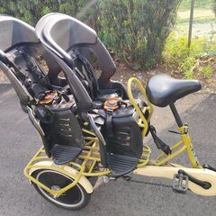 ☆ふたご自転車☆2019年スイング機能付きモデル　もみのき色　中古