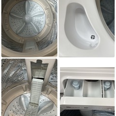 I422 🌈 ジモティー限定価格！ Hisense 洗濯機 (7.5㎏) ⭐ 動作確認済 ⭐ クリーニング済