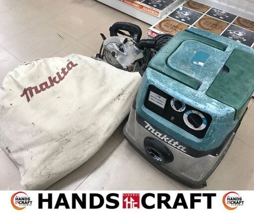 ✨マキタ　中古　484　集じん機マルノコセット　ホース付き✨うるま市田場✨
