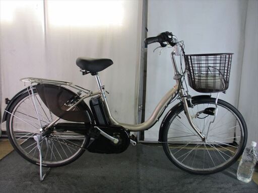 Ｄ785　★整備済み　中古電動自転車★ヤマハ　パスナチュラ【24インチ　ゴールド　8.9Ah】