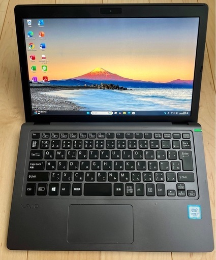VAIO 高性能Corei7 8GB 500GB SSD Windows11 Office2021 生成AI ノートPC ノートパソコン