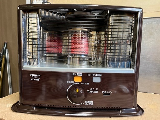 CORONA RX-2920WY しん式 石油ストーブ 2020年製 こぼれま栓 ニオイカット 木造9畳 コンクリ13畳 タンク容量5L パワーバーナー 中古品 ③