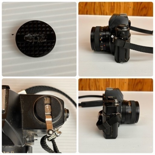 s0927605 通電未確認 バッテリー交換必須 KONICA コニカ ACOM-1 フィルムカメラ カメラ レトロ ブラック アンティーク 人気  中古品 - フィルム一眼レフカメラ