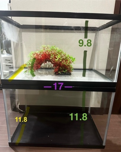 GEX 60cm曲げガラス水槽セット 特売 曲げガラス GEX ラピレス RV60水槽