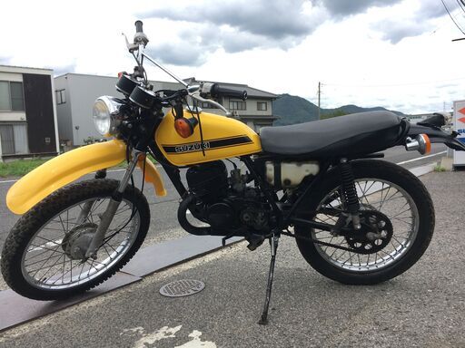 福山市　瀬戸町　スズキ  ハスラー125  TS125  6型  クランキングOK  書類付き  空冷  部品取り  ジャンク  点火OK  レストア  OHベースにも