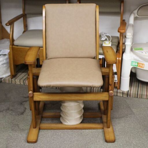 岐阜店限定起立補助椅子 ハイタイプ GK-2001 幅62cm 介護 補助 座椅子 展示品現状販売