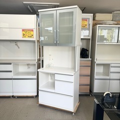 超美品‼️】定価22万♪ 松田家具 80cm幅キッチンボード 食器棚