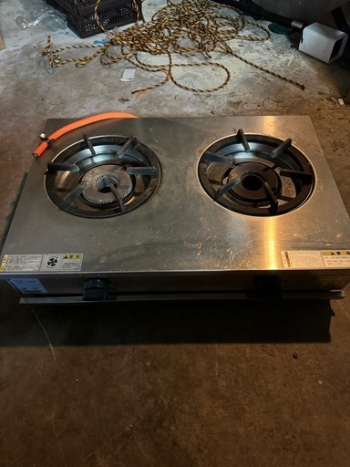 業務用2口ガステーブルコンロ新品