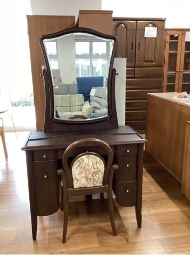 ドレッサー〈一面鏡〉【町田市再生家具】　241628