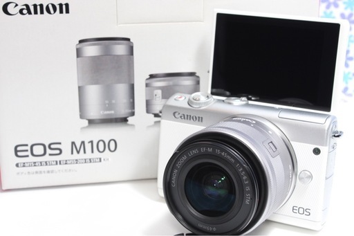 Wi-Fi内蔵★Canon EOS M100★超高画質★届いてすぐ使える★