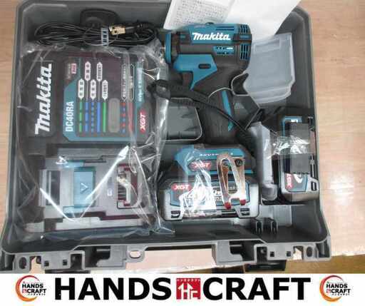makita マキタ TD003GRAX インパクトドライバ 未使用 40V 2.0Ah バッテリー×2 充電器 【ハンズクラフト宜野湾店】