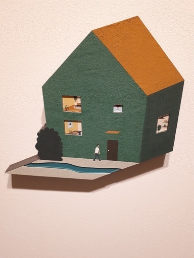 高橋裕次さんの立体絵画です