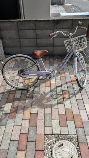 ブリジストン　24インチ自転車　子供用　ヘルメット付き