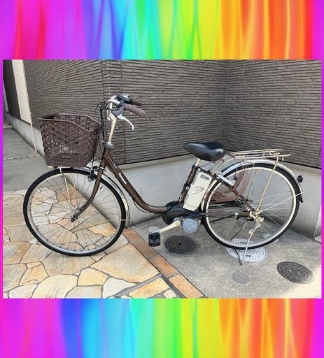 大容量8.9AhPanasonic　ビビ　26インチ　電動自転車　電動アシスト自転車　中古 9271
