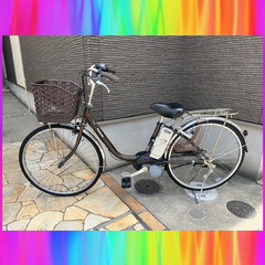 中古 BRIDGESTONE電動アシスト自転車 F6AB27 2016 サイズ 26インチ