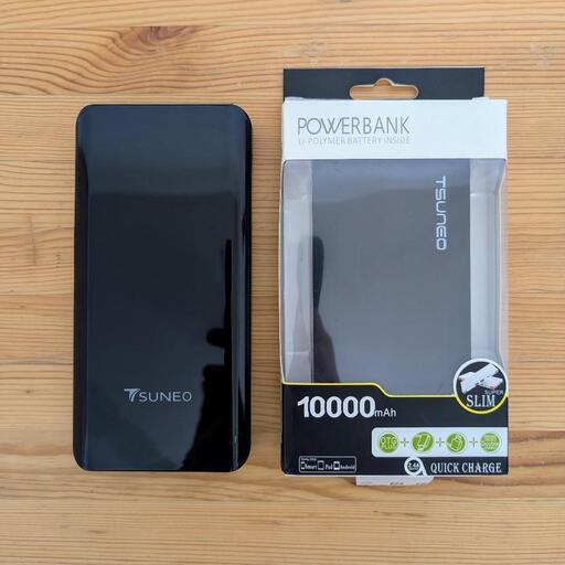 TSUNEO 青い モバイルバッテリー 25000&10000mAh 2台セット