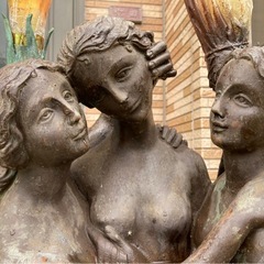 廃棄しました】ブロンズ像【THREE GRACES 】高90cm