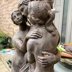 廃棄しました】ブロンズ像【THREE GRACES 】高90cm