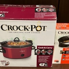 Crock-Pot クック アンド キャリー スロークッカー 6クォート