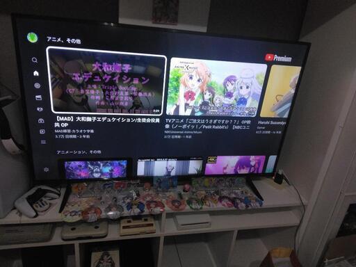 50型4K チューナ内蔵TV