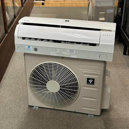 【リサイクル市場エコ伊川谷】SHARP / シャープ ルームエアコン 高濃度プラズマクラスター7000 AY-H22S-W 2018年製【クーポン付き】 【取りに来られる方限定】【軽バン1時間貸出無料】