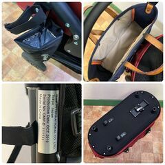 使用少 Air Buggy DOME GMP-D エア バギー ドーム ペット用バギー ドッグカート 犬用カート 2019年製 レッドxブラック