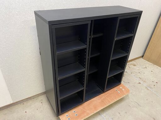 本棚 書棚 ブックシェルフ スライド付 マガジンラック 【糸島市内 送料