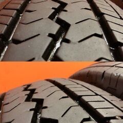 TOYO V-02e 195/80R15 107/105L LT 15インチ 夏タイヤ 4本 23年製 バリ溝 ハイエース キャラバン等　(VTH026) 