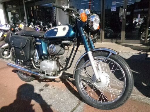 NO.4945　ＹＢ－１　２サイクルエンジン　４速ギヤ　グリーン＆ホワイト
