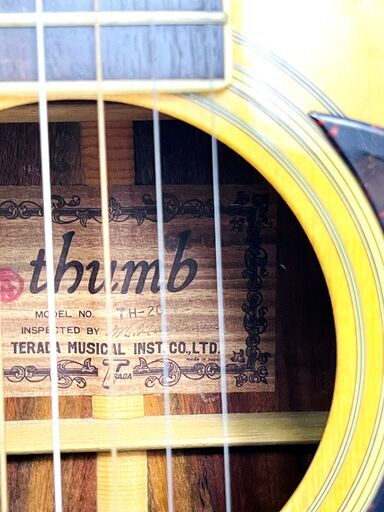 美品】 寺田楽器 Big thump thumb TH-20 アコースティックギター 美品】 寺田楽器 Big thump thumb TH-20 アコースティックギター