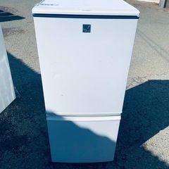 シャープ　ノンフロン冷凍冷蔵庫 SJ-14E2-KB