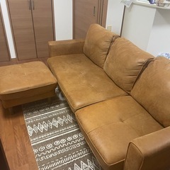L字型ソファ【町田市再生家具】251538