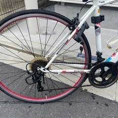 SIAFEI クロスバイク ATX980 SPEED G5 白×赤