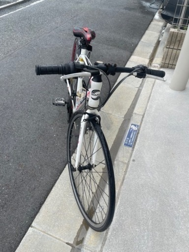 SIAFEI クロスバイク ATX980 SPEED G5 白×赤