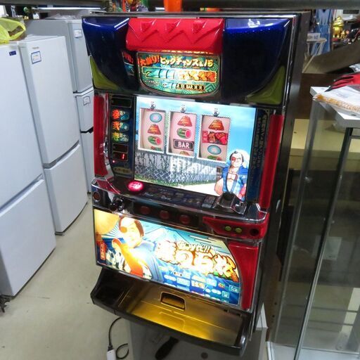 パチスロ実機 4号機 ガッツだ！！森の石松 コイン使用 スロット機│江別市のリサイクルショップドロップ
