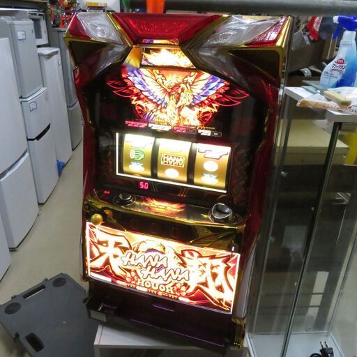 パチスロ実機 ハナハナ ホウオウ 天翔 EX-30 HANAHANA HOUOHコイン不要機付き スロット機│江別市のリサイクルショップドロップ