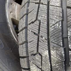 ダッジラムトラック純正アルミ、スタッドレスタイヤ付