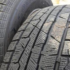 ダッジラムトラック純正アルミ、スタッドレスタイヤ付