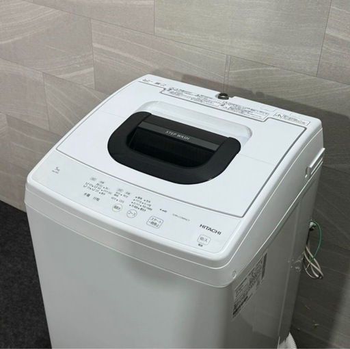 【HITACHI】全自動洗濯機/洗濯容量5.0kg