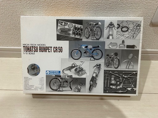 【ガレージセール】未開封 プラモデル TOHATSU RUNPET CR50 トーハツ ルンペット CR50 1/12スケール モデル
