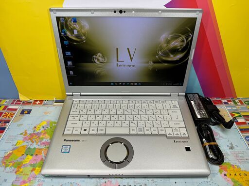 JC08179　パナソニック 良品 Let's note CF-LV7 14型 ノートPC 軽量　大画面