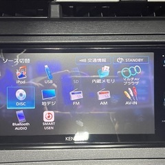 KENWOOD MDV-M705W 地デジ フルセグ Bluetooth ナビ 最新地図