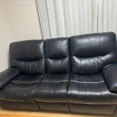 電動ソファー3人掛け｜ブラック｜ヤマダ電機