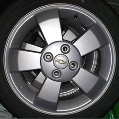 シボレーMW 純正15インチ　アルミ＆タイヤ4本セット