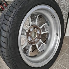 シボレーMW 純正15インチ　アルミ＆タイヤ4本セット