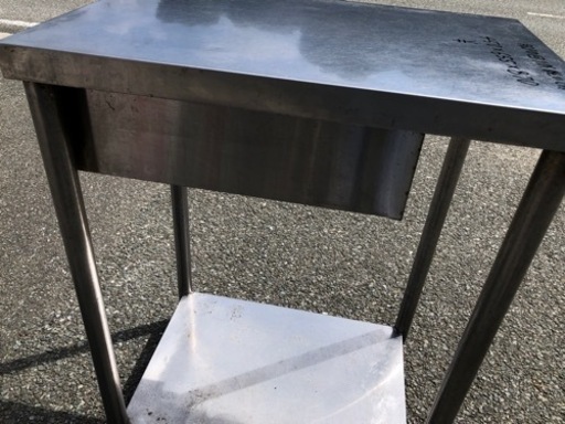 ⭐︎中古品　作業台(引き出し付き) 450×655×870mm  厨房用品⭐︎